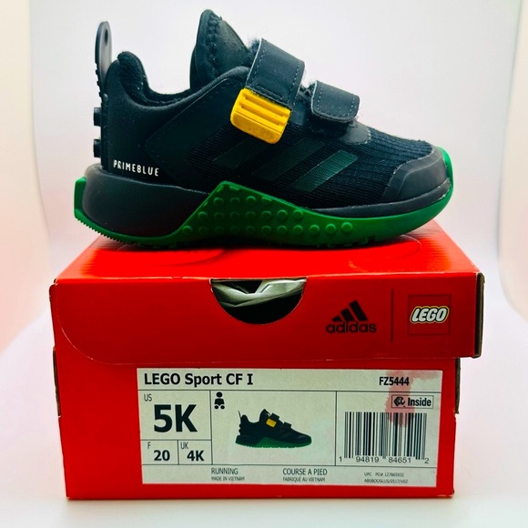 Adidas X LEGO Sport CF I 5k Green/Black - Picture 4 of 7